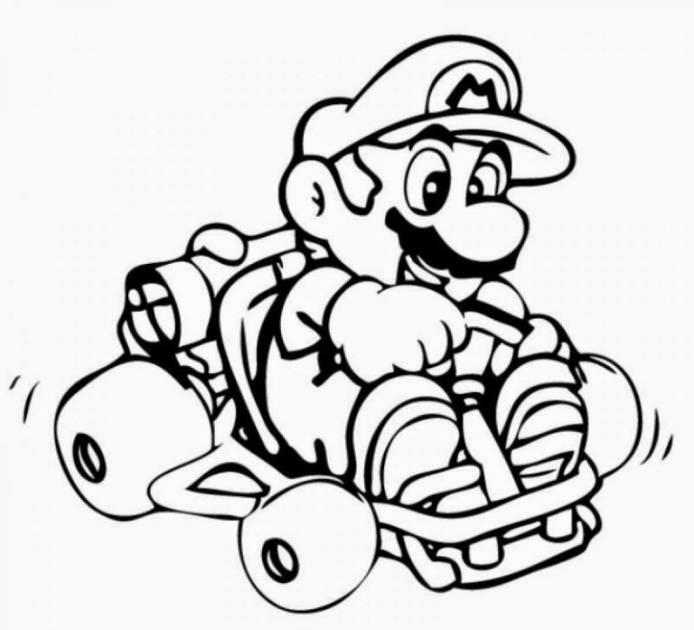Cool Mario Coloring Page To Print References