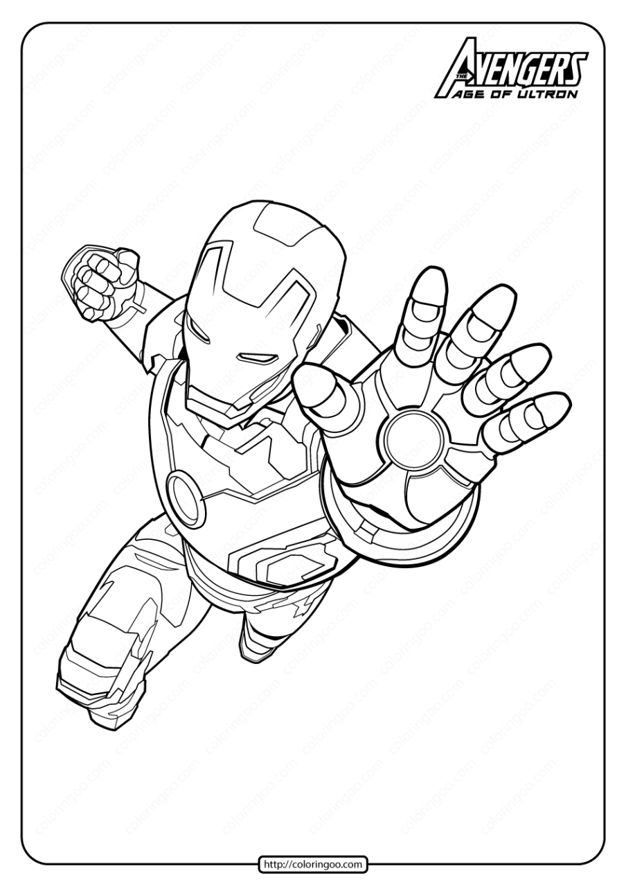Famous Iron Man Coloring Pages Free Pdf 2022