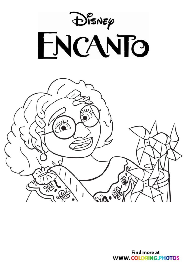 List Of Coloring Pages Disney Encanto References