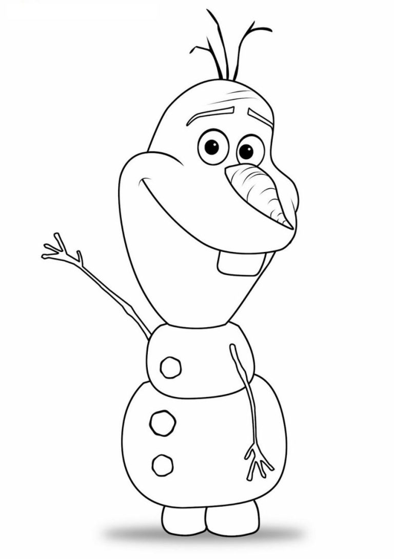 +13 Frozen Coloring Pages Olaf References