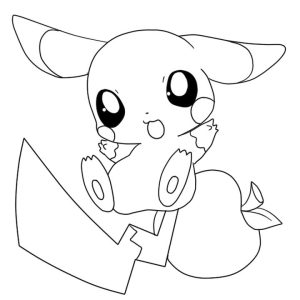 Get This Pikachu Coloring Pages Printable 78sf4