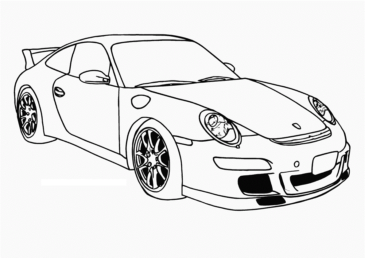 Incredible Car Coloring Pages To Print Ideas