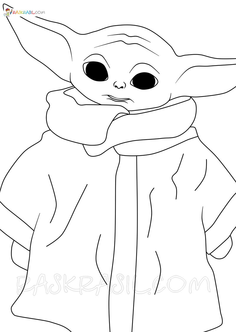 List Of Baby Yoda Coloring Pages Free Printable Ideas