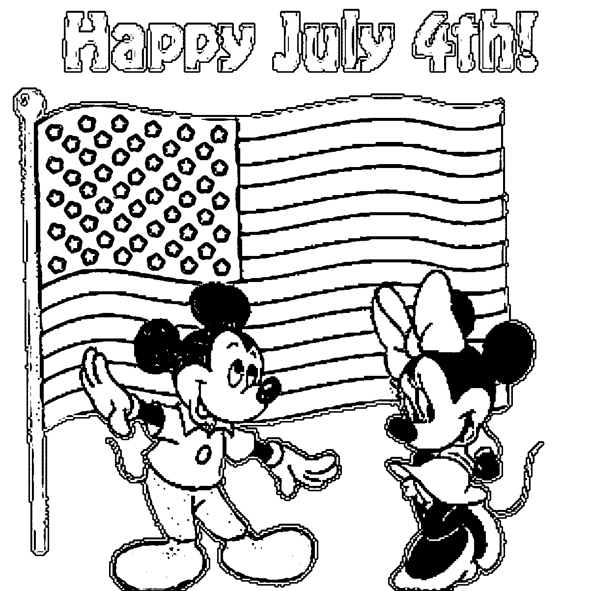+13 Free Printable Coloring Pages For 4Th Of July Ideas