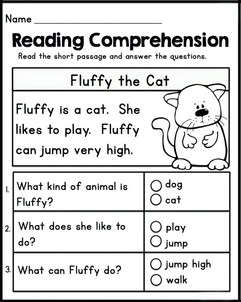 Famous Reading Worksheets For Kindergarten Free Printables References