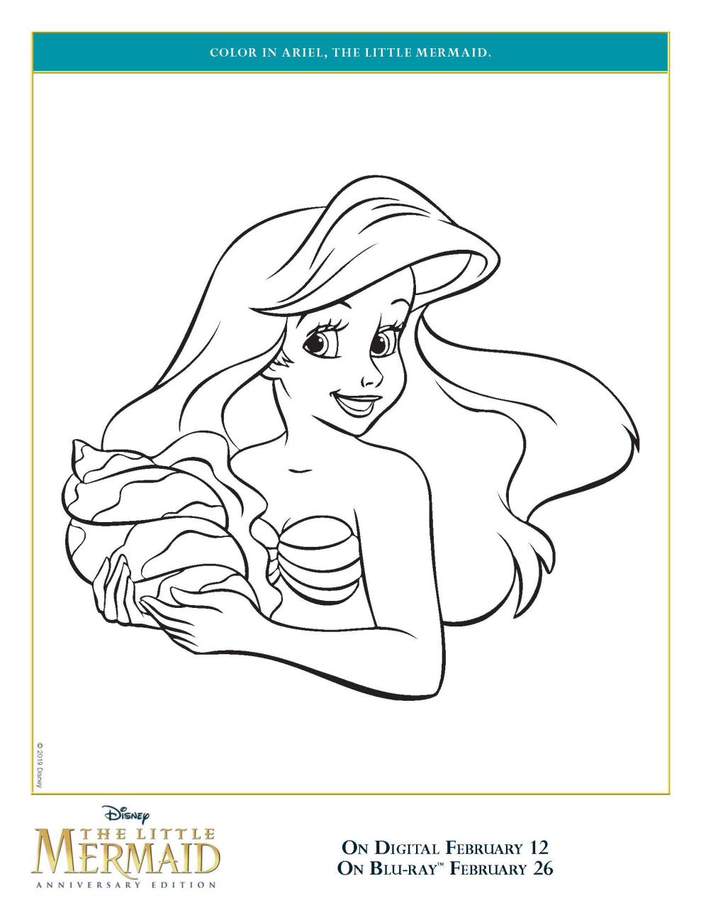 Cool Mermaid Coloring Pages Ariel Ideas