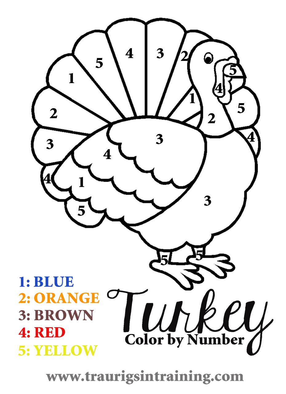 Famous Turkey Coloring Pages By Numbers References