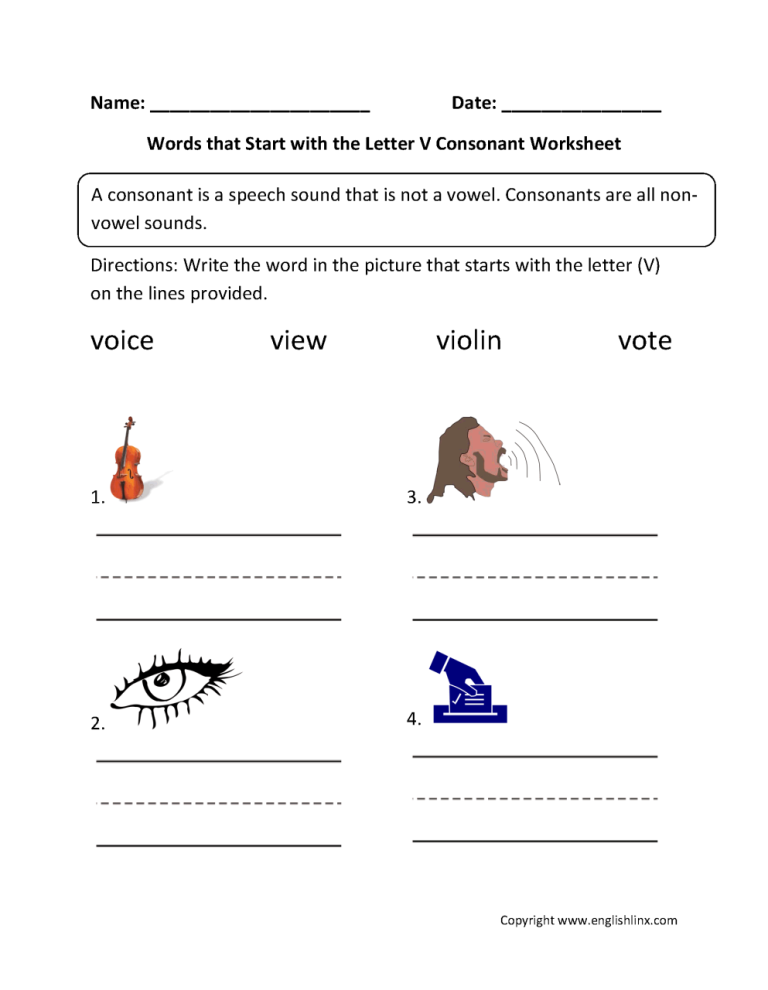 +22 What Words Start With V For Kindergarten Ideas