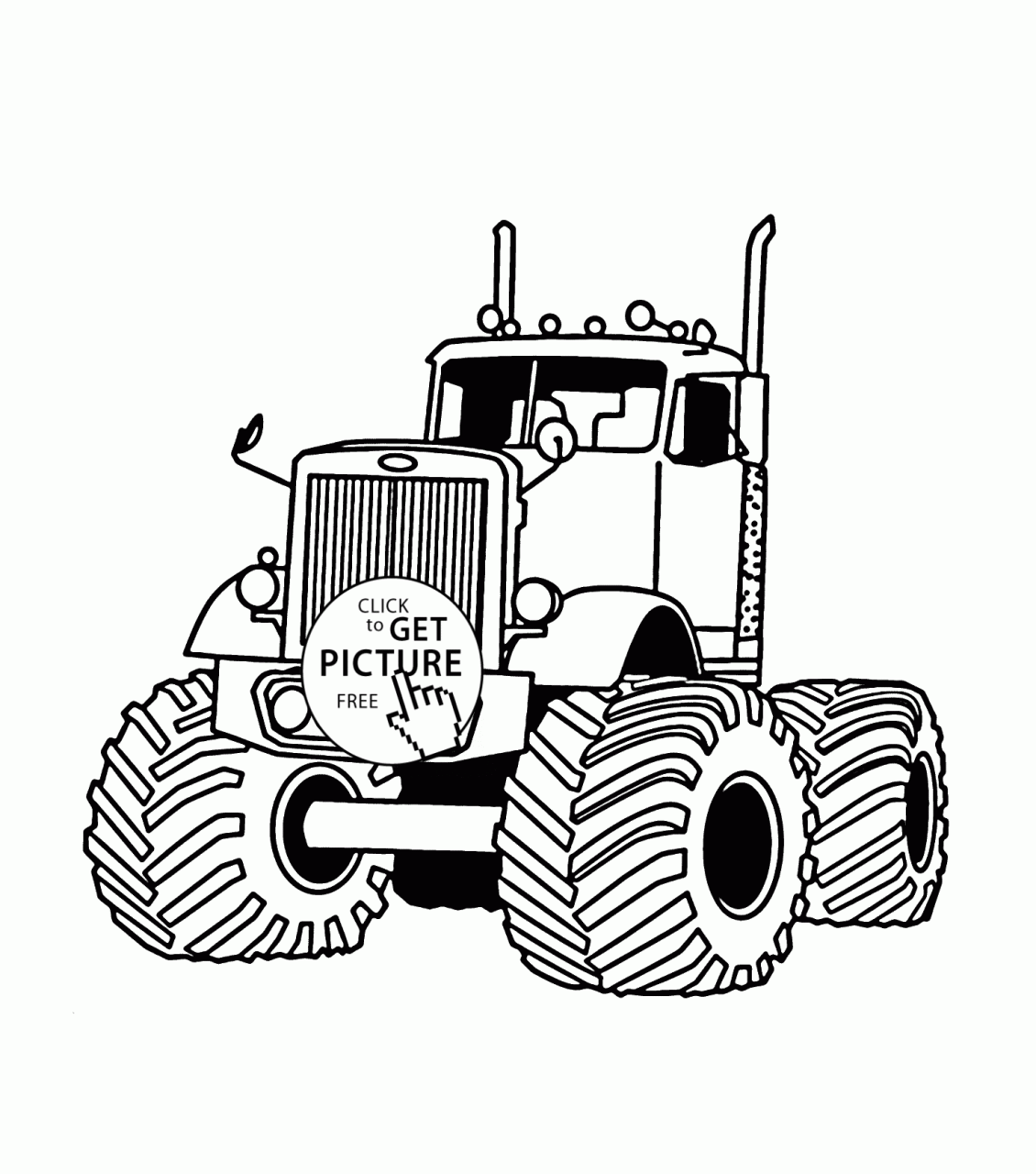 Cool Monster Truck Coloring Pages Easy 2022