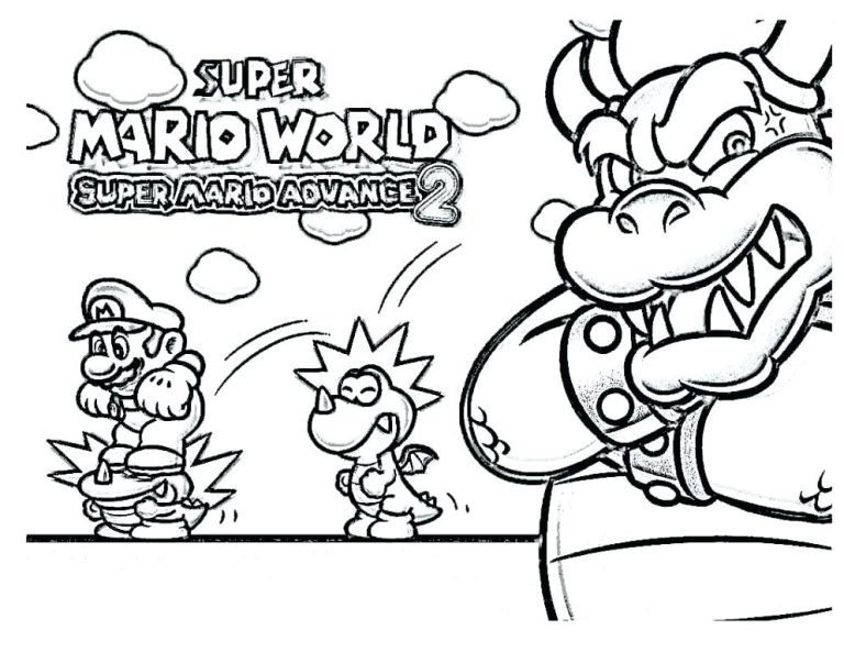 Incredible Mario Coloring Pages All Characters 2022