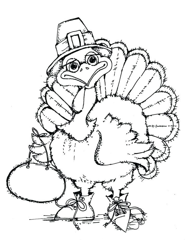 Cool Turkey Coloring Pages Without Feathers References