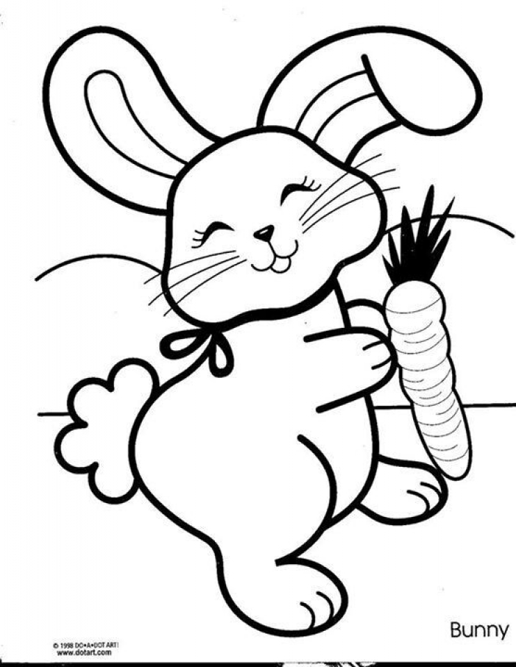 The Best Bunny Coloring Pages Printable Free 2022