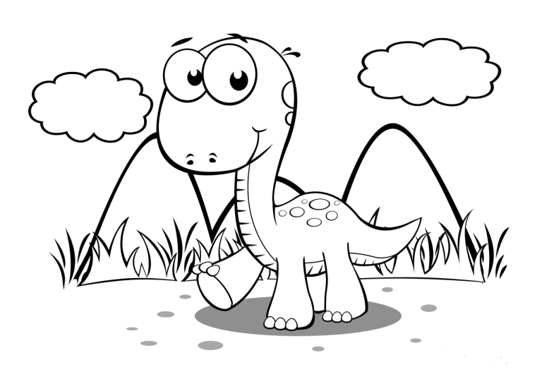Incredible Dinosaur Coloring Pages For Toddlers References