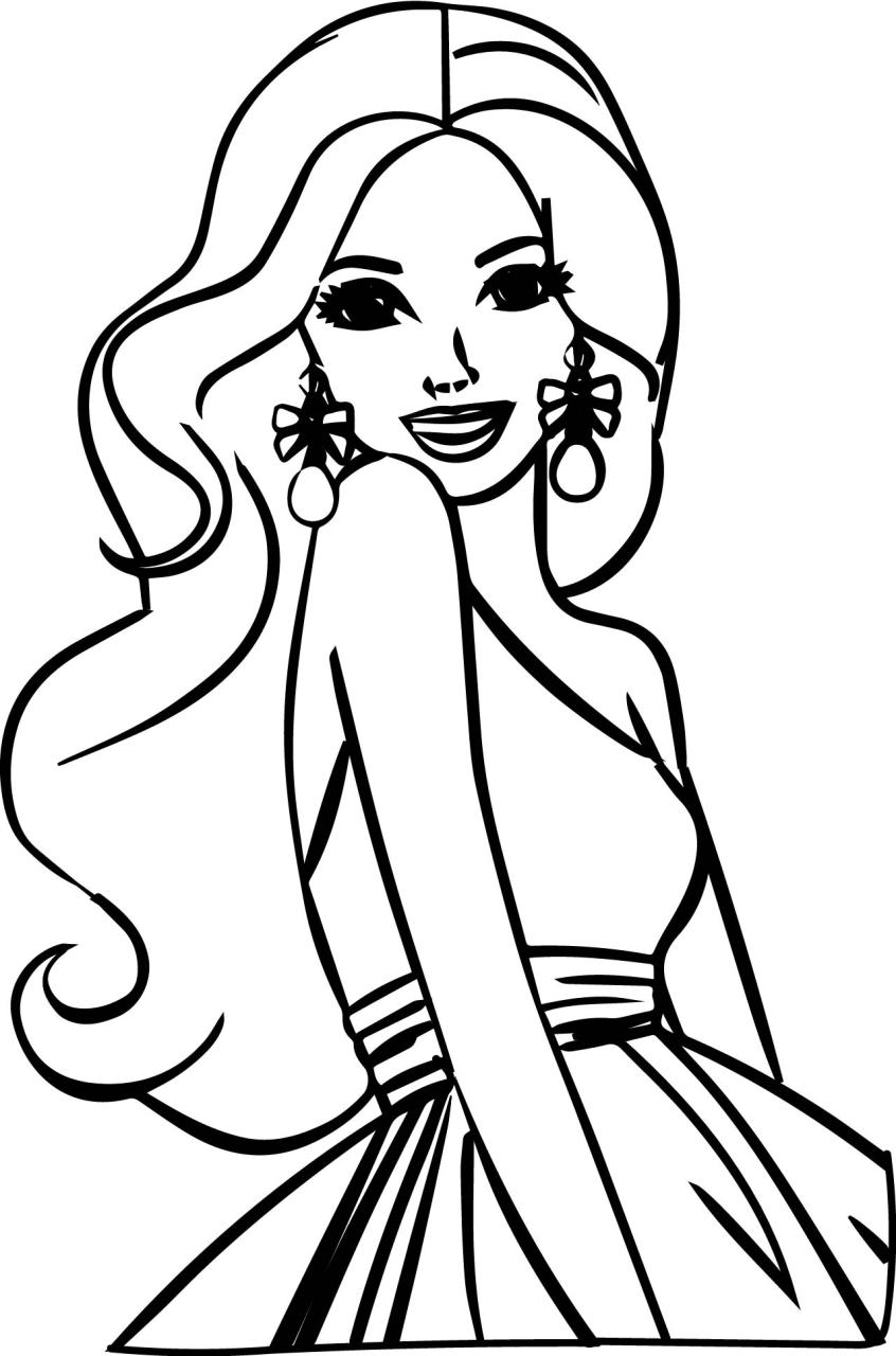 The Best Barbie Coloring Pages Free Ideas