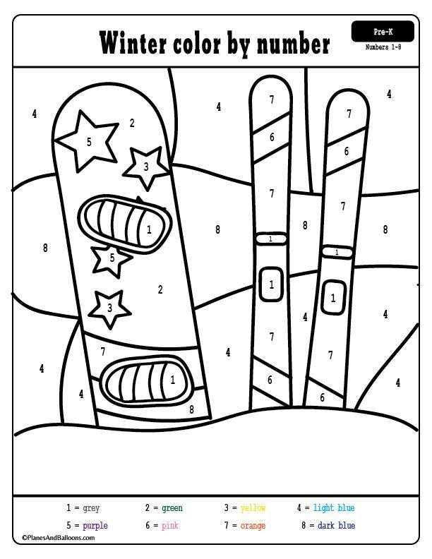 List Of Winter Coloring Pages Prek 2022