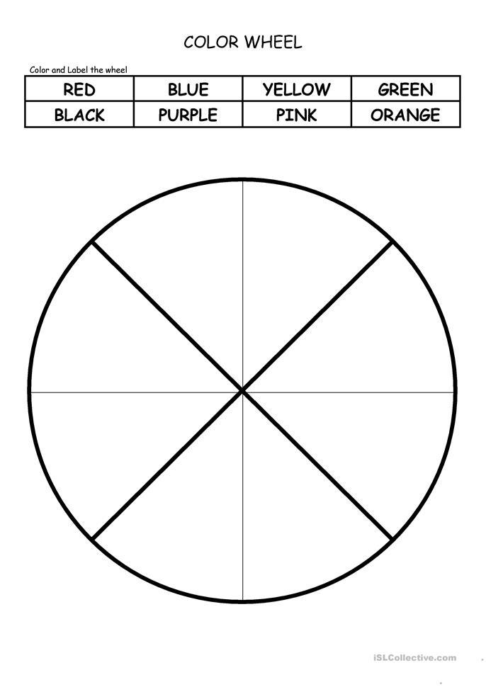 Famous Color Wheel Worksheet Elementary 2022