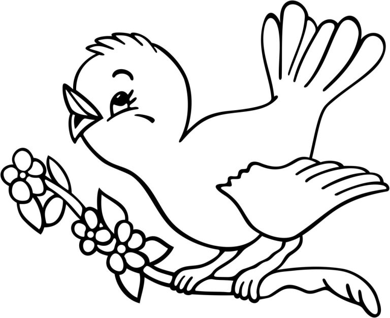 Incredible Bird Coloring Pages For Toddlers References
