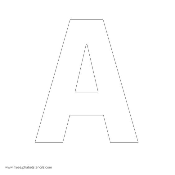 Free Printable Alphabet Stencils Large Letters To Print
