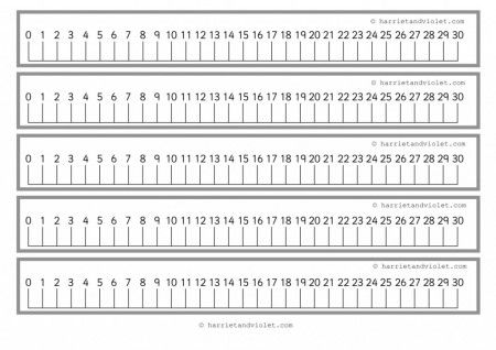 Printable Number Line To 100 For Desk
