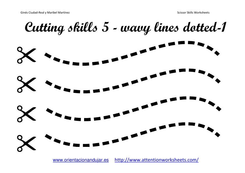 Preschool Cutting Skills Printables