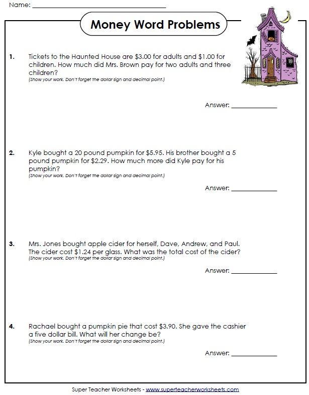 5th Grade Super Teacher Worksheets Math