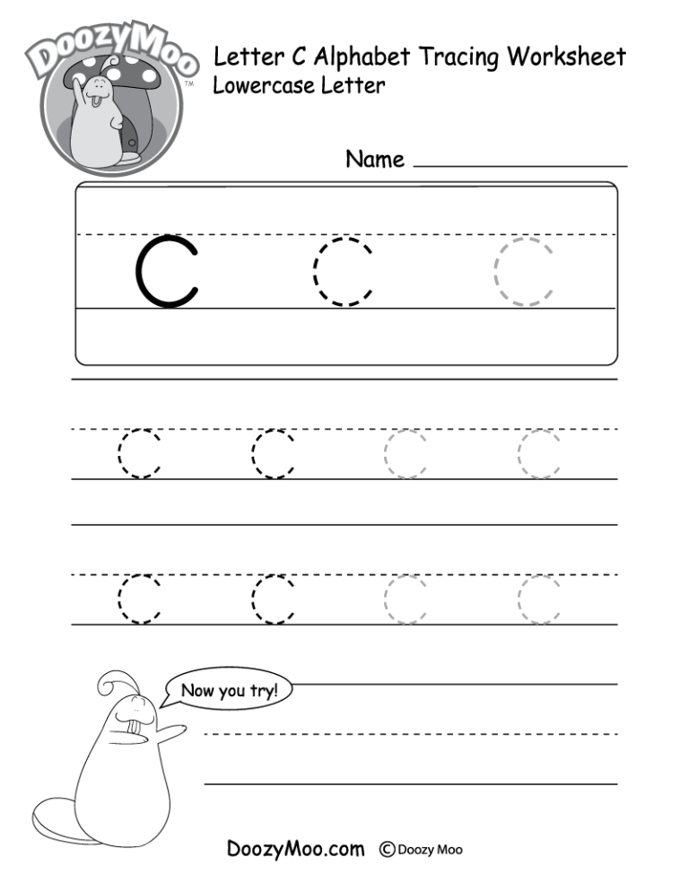 Printable Letter C Worksheets For Kindergarten