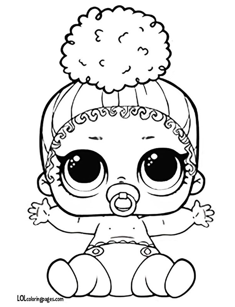Incredible Lol Doll Coloring Pages Baby 2022