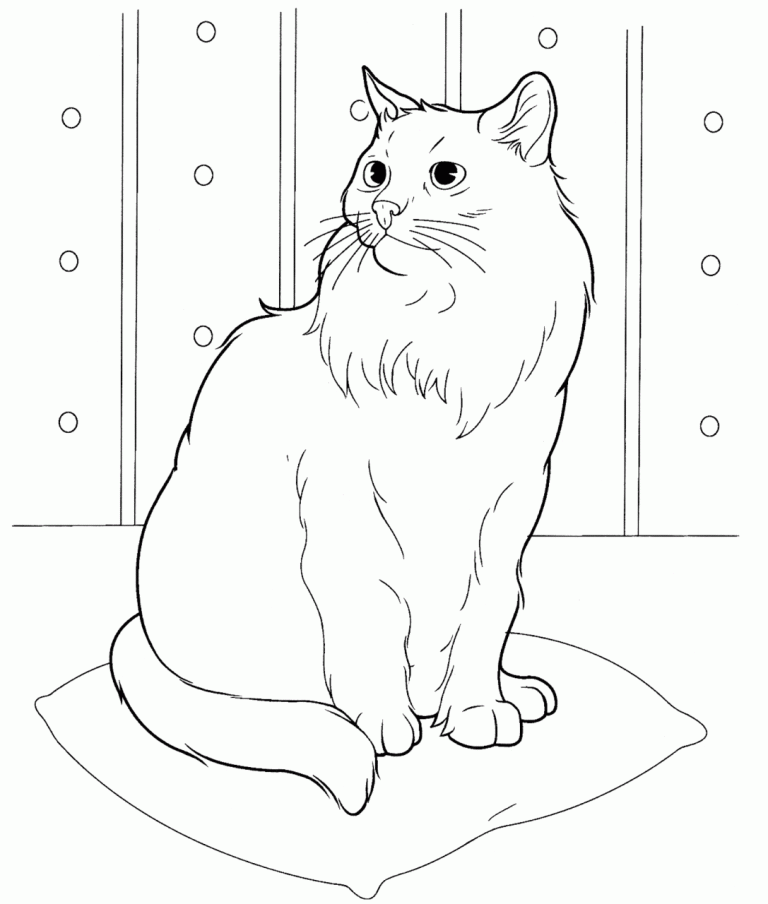 Incredible Kitten Coloring Pages To Print References