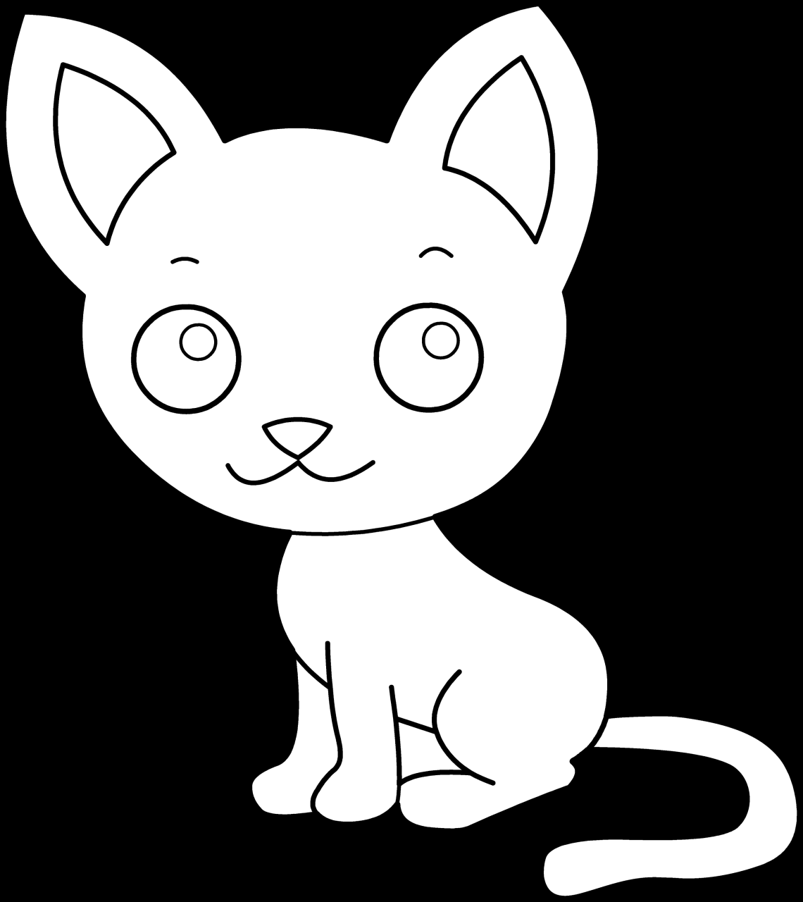 Cool Cat Coloring Pages Cute 2022