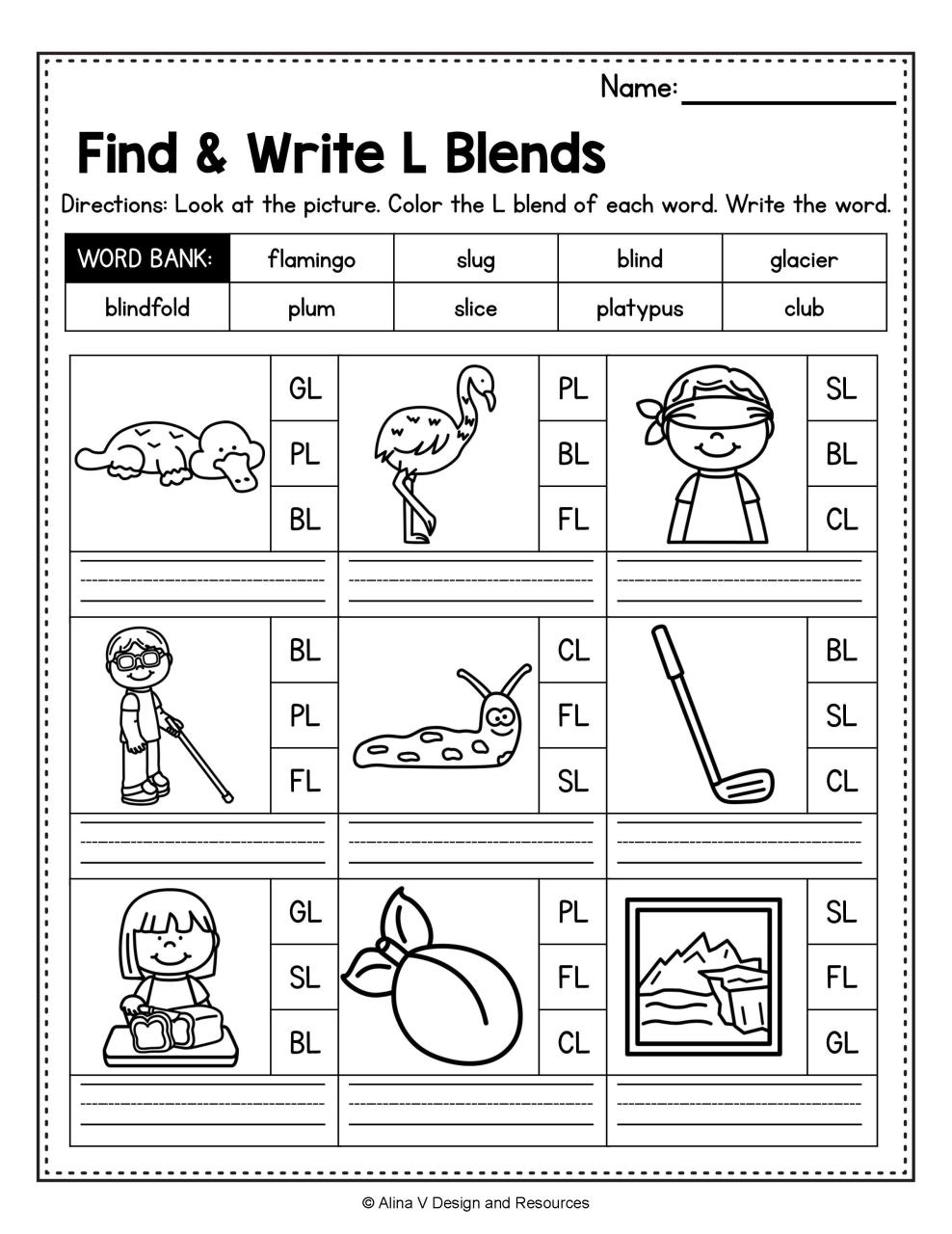 Review Of R Blends Worksheets For Kindergarten 2022