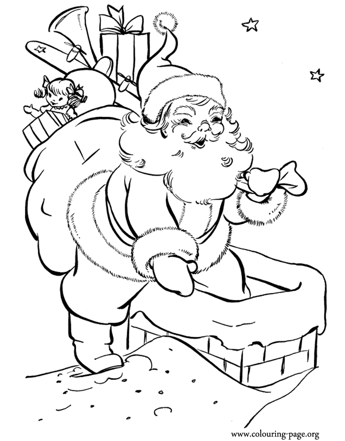 Famous Santa Coloring Pages Crayola 2022