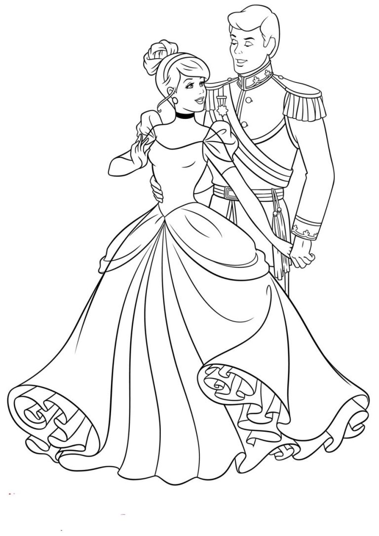 Cool Cinderella Coloring Pages Picture References