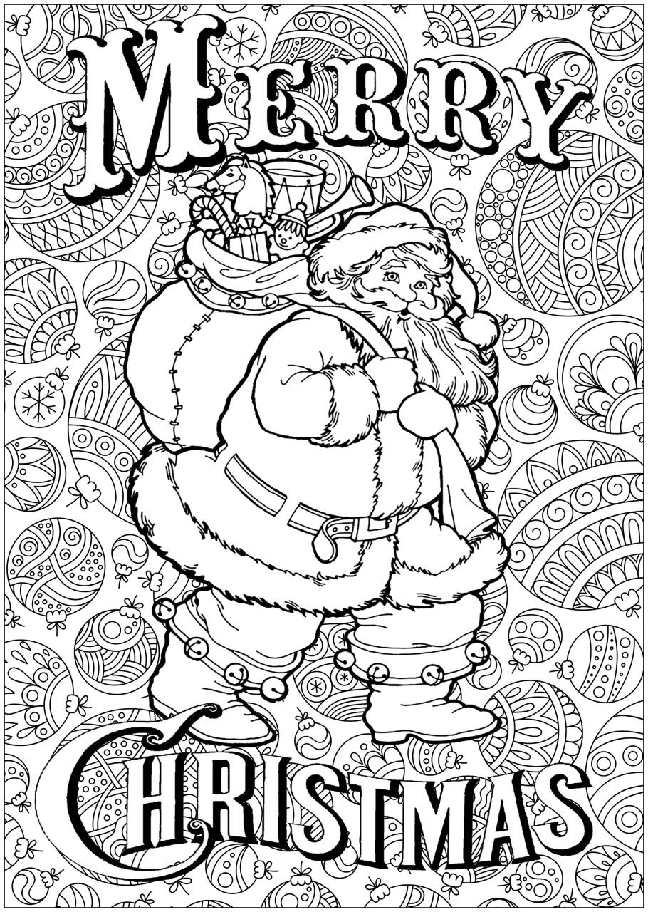 +20 Christmas Coloring Pages To Print 2022