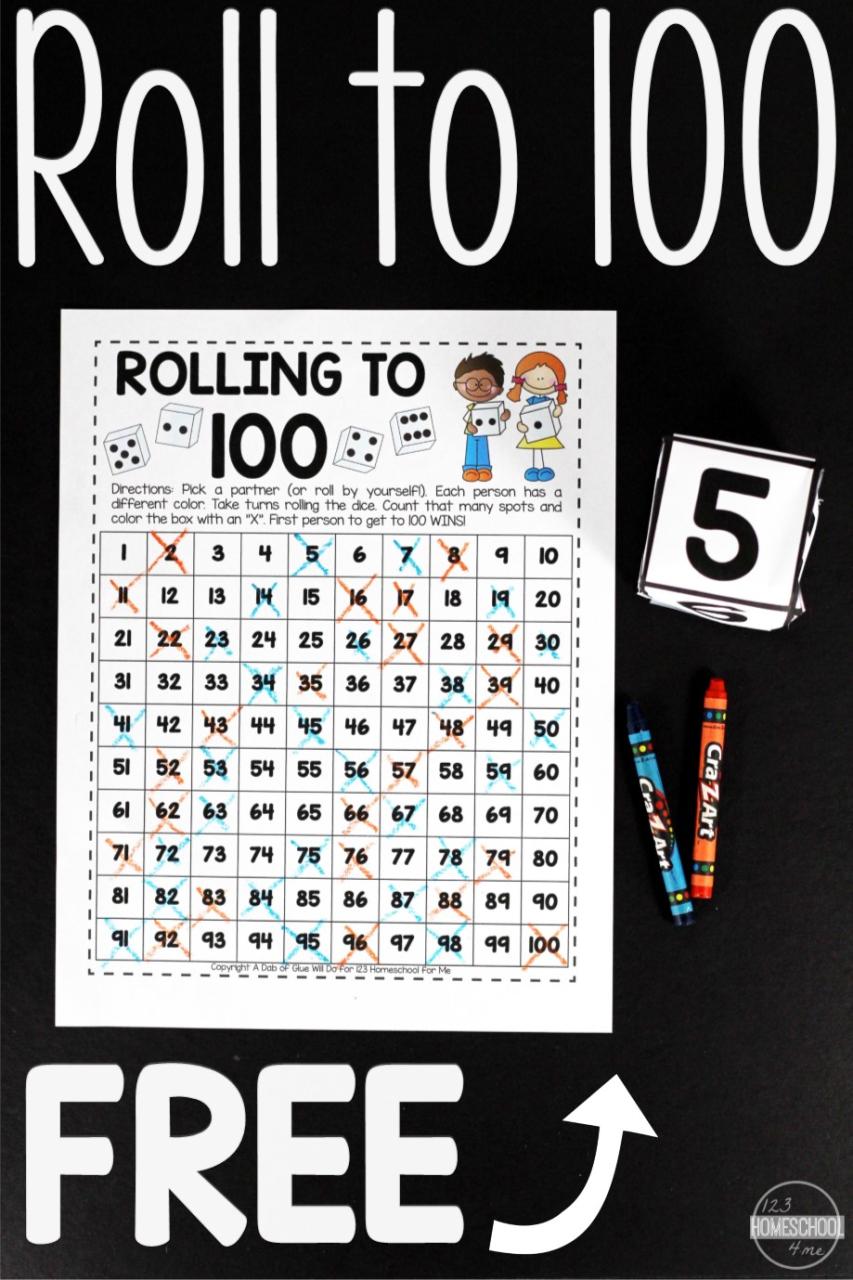 +22 Counting To 100 Kindergarten Activities References