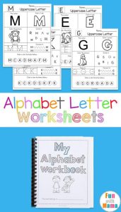 Printable Alphabet Worksheets To Turn Into A Workbook Preschool