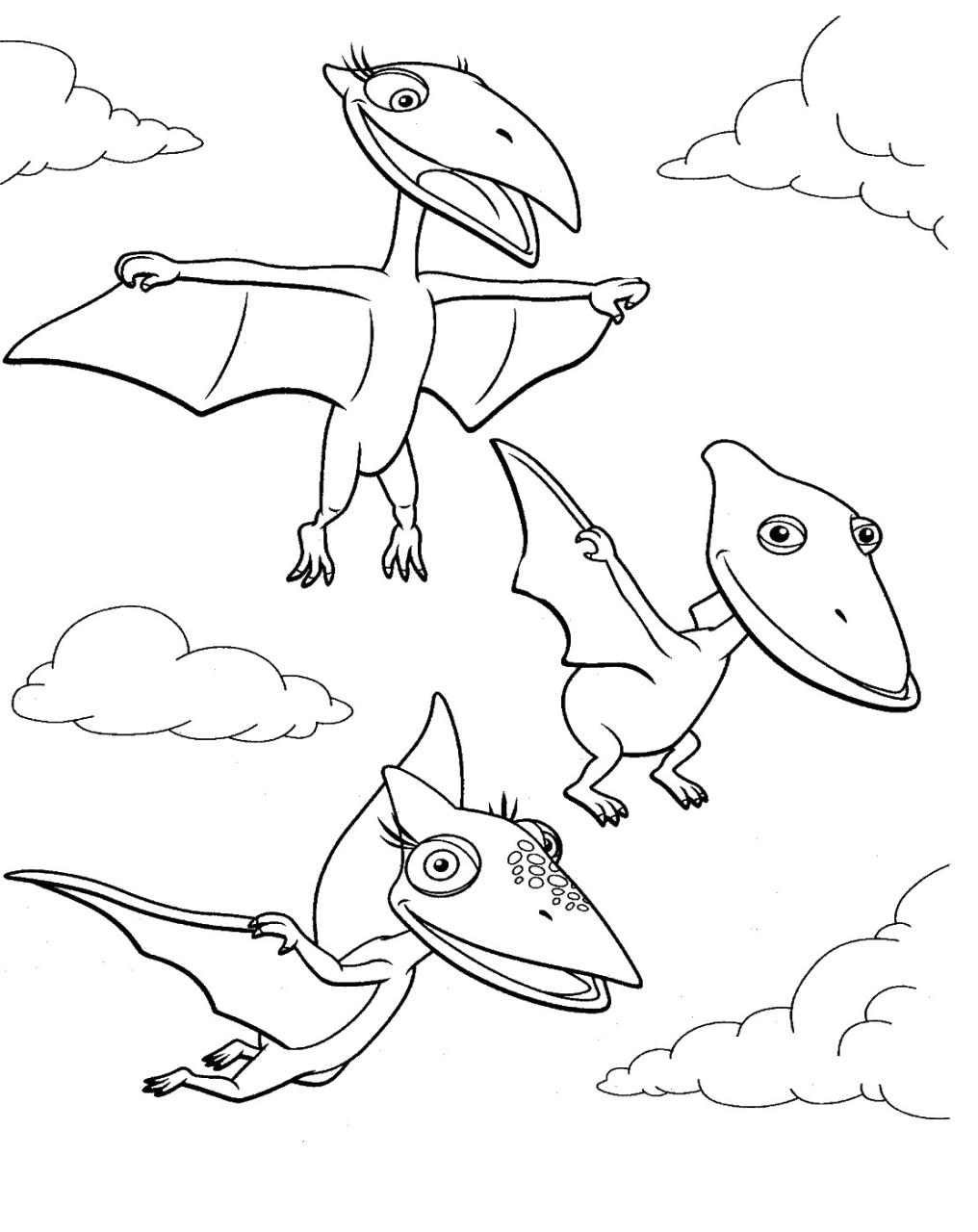 Incredible Coloring Pages Dinosaur Train Ideas