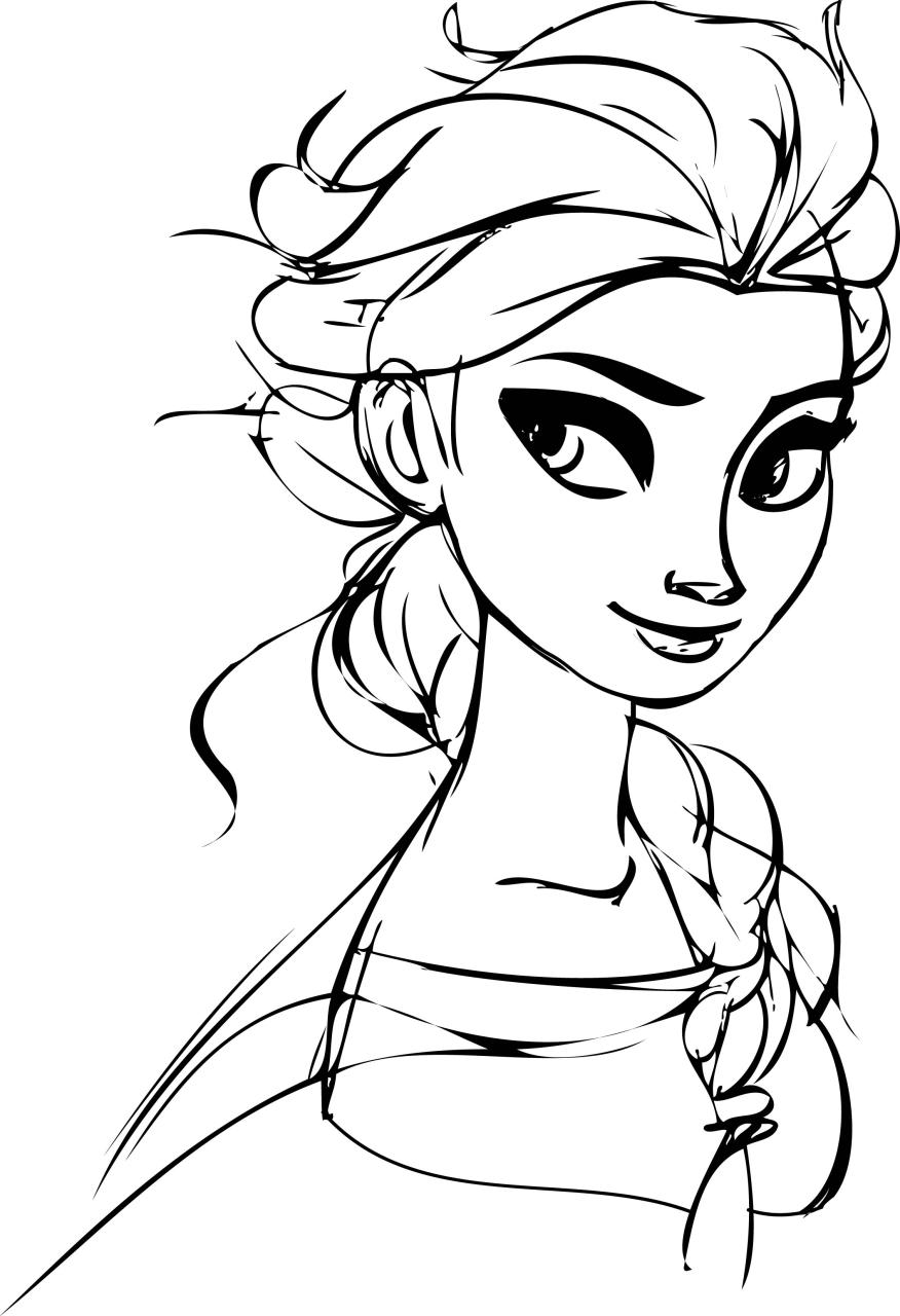 Cool Elsa Coloring Pages 2022