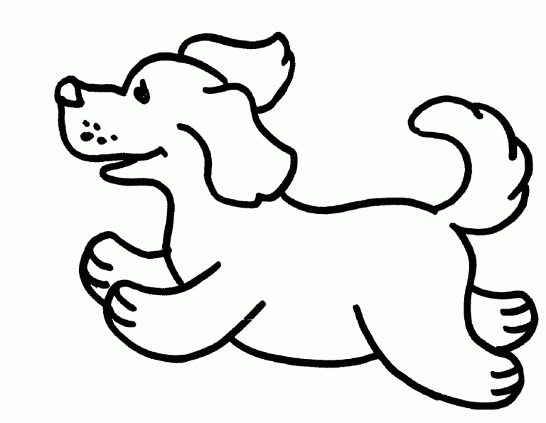 Review Of Dog Coloring Pages Easy References