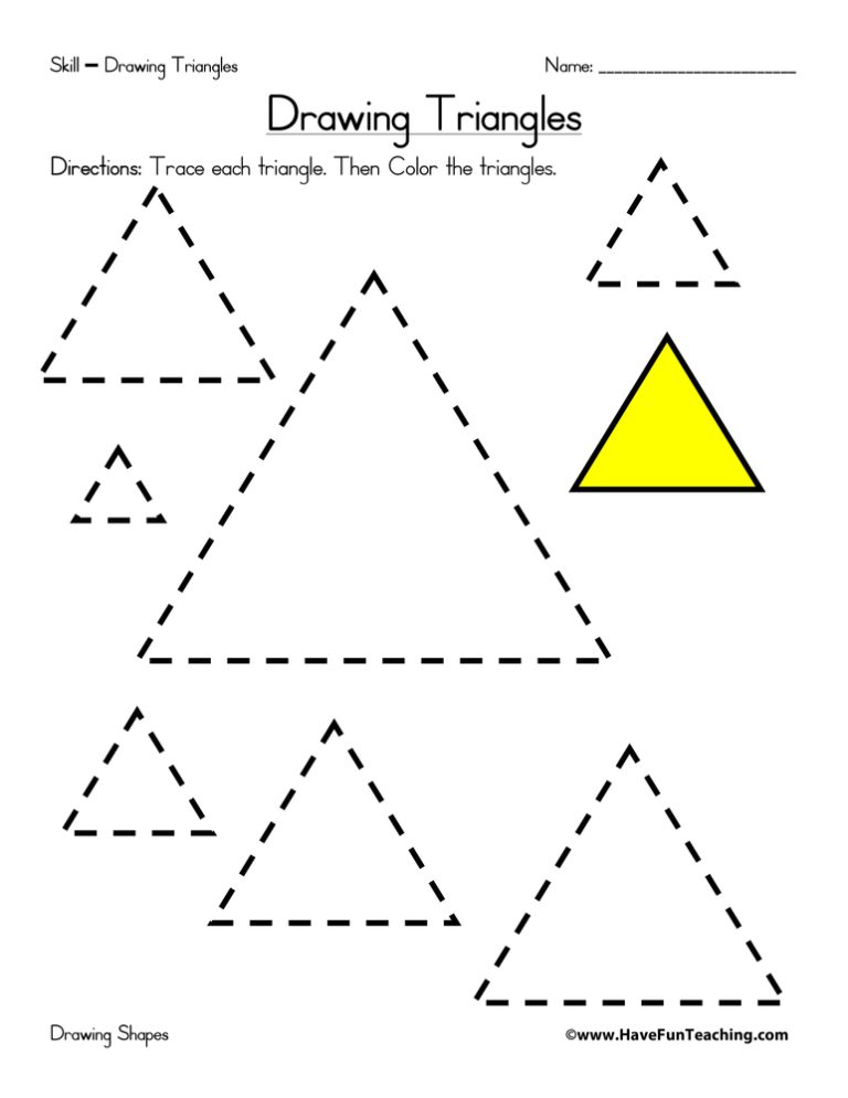Famous Triangle Activities For Kindergarten Ideas