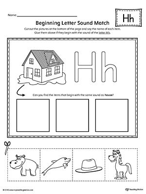 Free Letter H Worksheets For Preschool