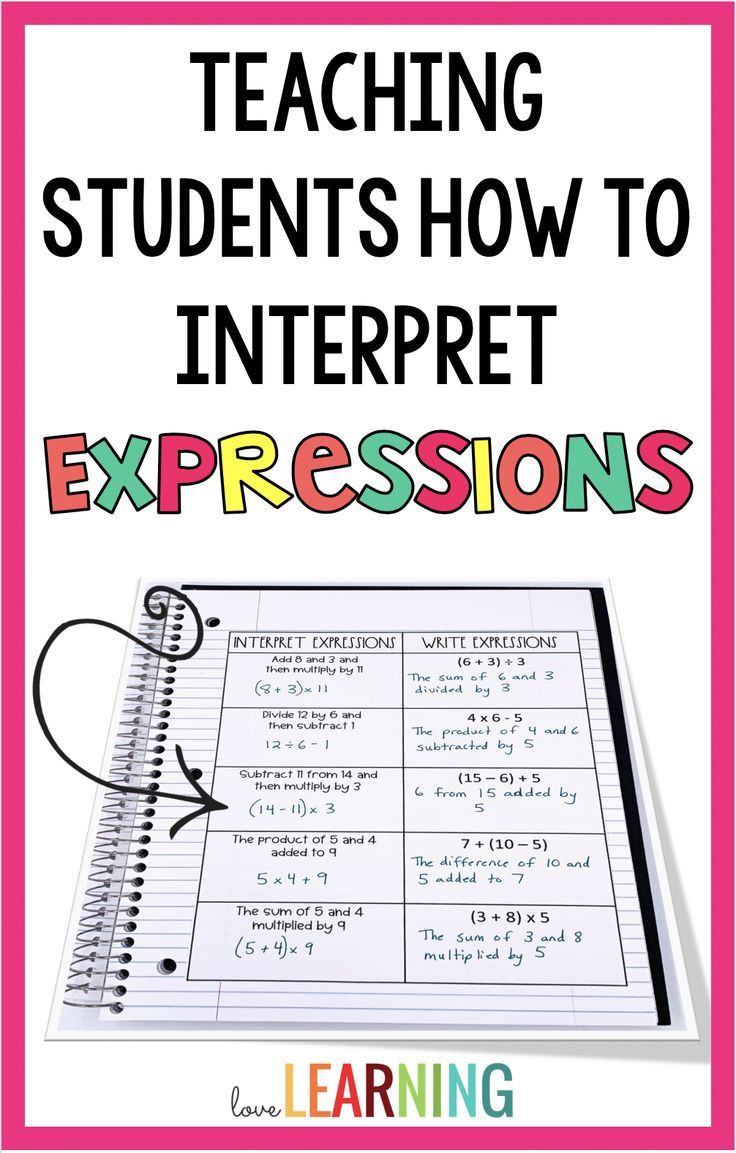 Writing Numerical Expressions 5th Grade Worksheets