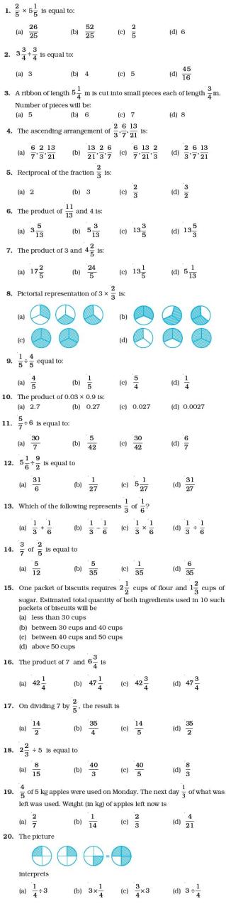 Fractions And Decimals Worksheets Grade 7 With Answers