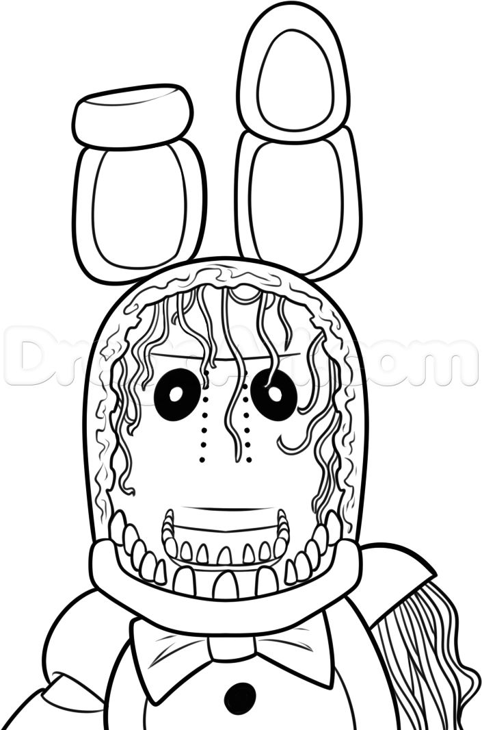 List Of Fnaf Coloring Pages Bonnie 2022