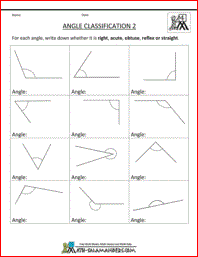 Classifying Angles Worksheet Geometry
