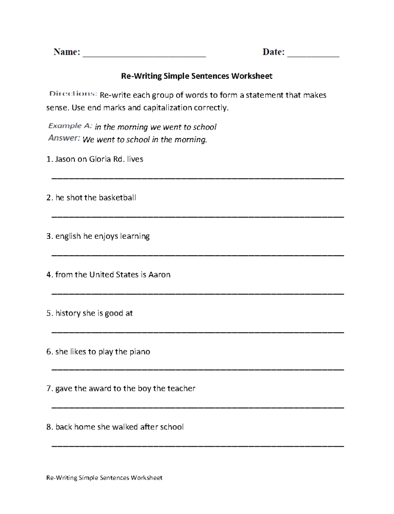 2nd Grade Synonyms For Kids Worksheet