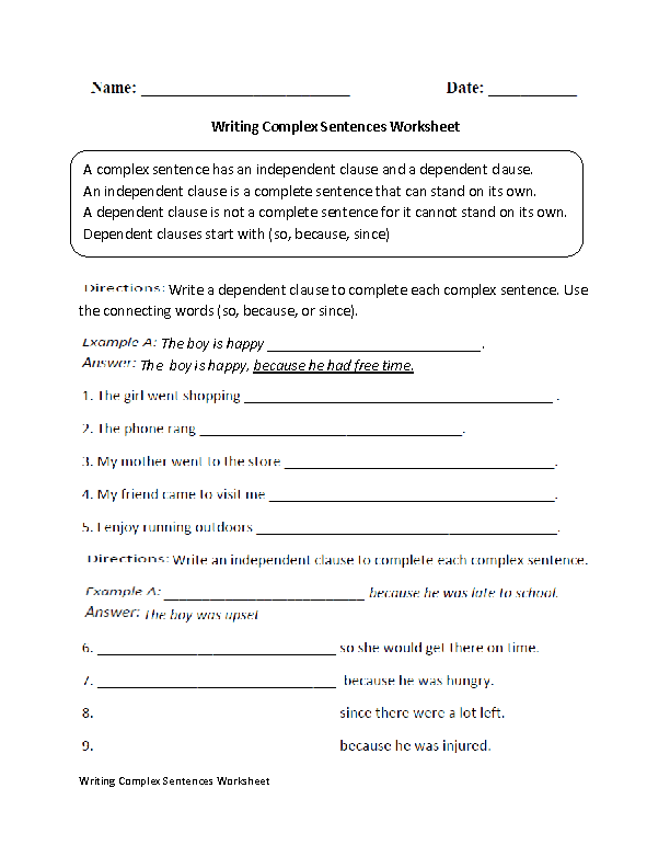 Printable Sentence Structure Worksheets 3rd Grade