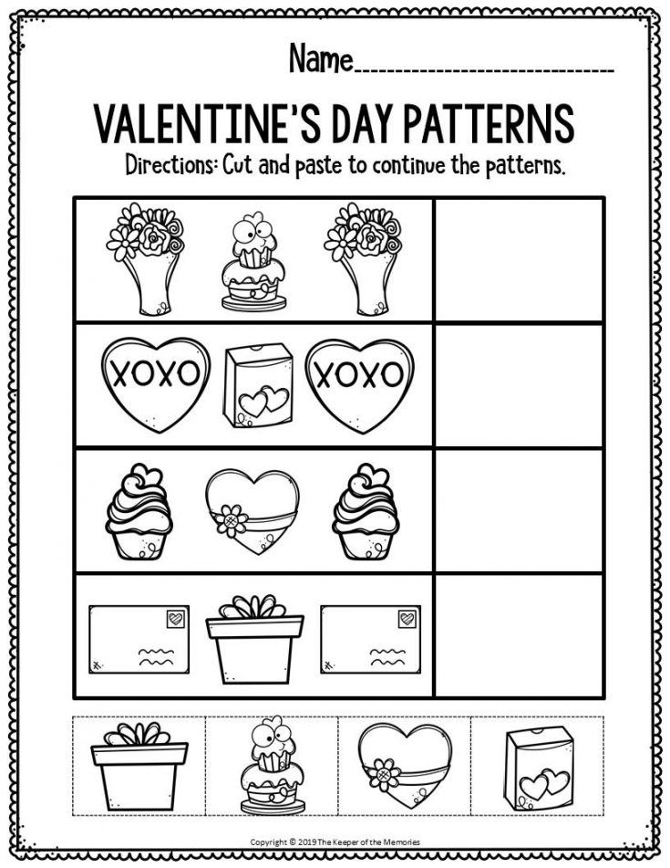 Review Of Valentine's Day Math Worksheets For Kindergarten References