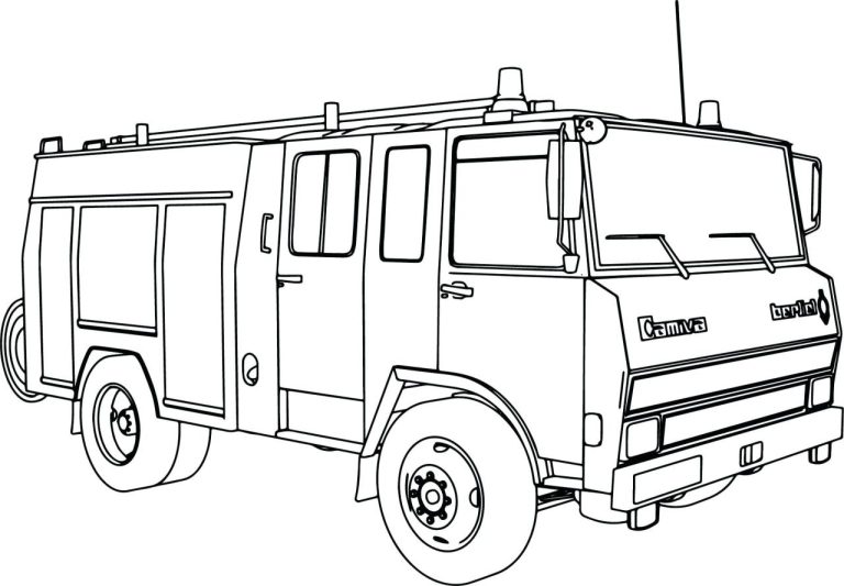 Incredible Truck Coloring Pages Pdf 2022