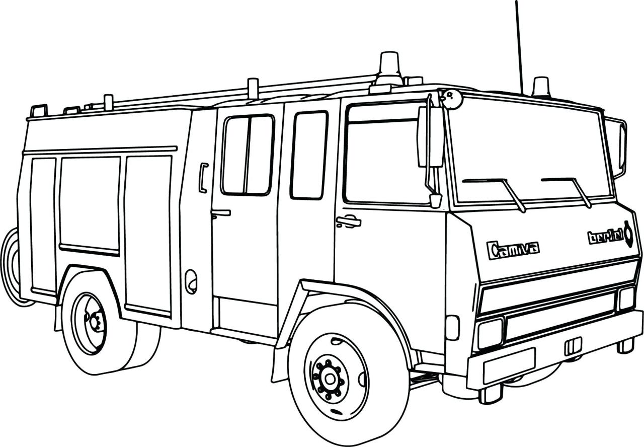 Incredible Truck Coloring Pages Pdf 2022