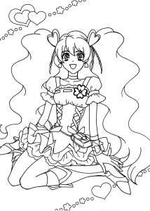 Free Anime Coloring Pages at Free printable
